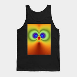 Cute fractal face eight Tank Top